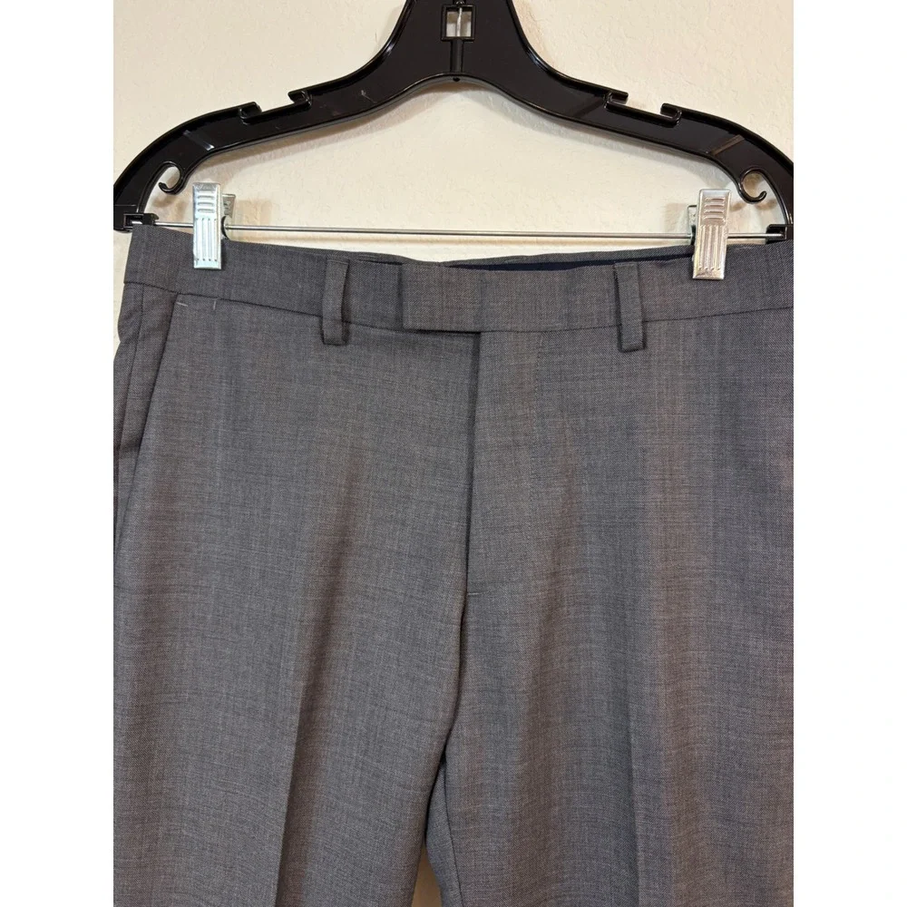 Banana Republic Suit Men 40S 32x29 Grey Slim Fit Marzotto Wool Blazer Pant